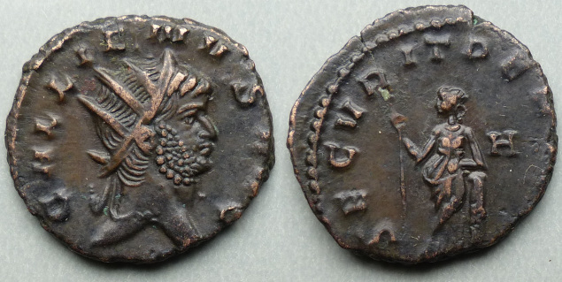 Galliennus, antoninianus SECVRIT PERPET